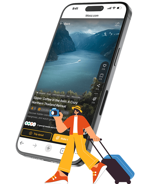 Mooz creator turning a trip into income